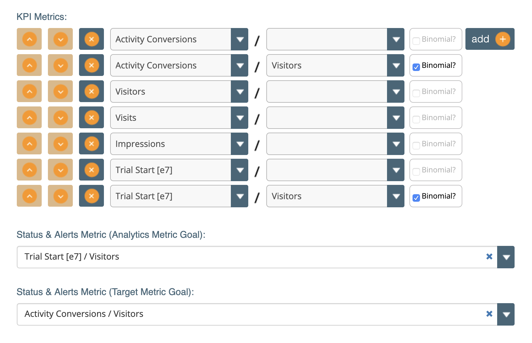 MiaProva A4T Activity Conversions