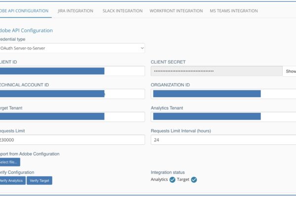 OAUTH Credential Configuration in MIaProva for Adobe